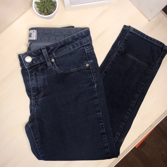 PAIGE Dark Wash Skyline Skinny Jeans - Picture 3 of 6